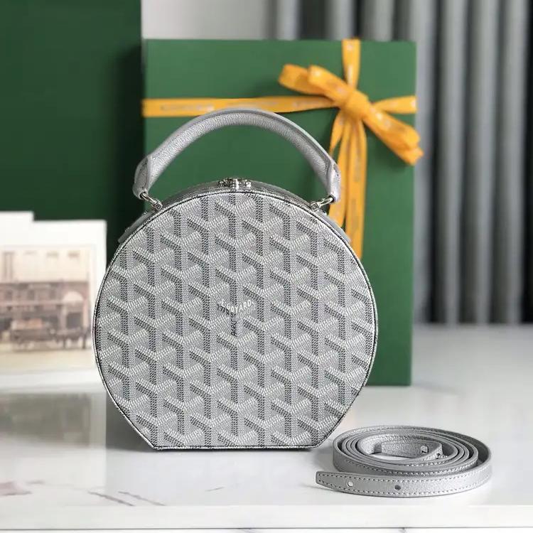 Goyard The Alto Hatbox Trunk Bag(18-16.5-7cm) - DopestKickz