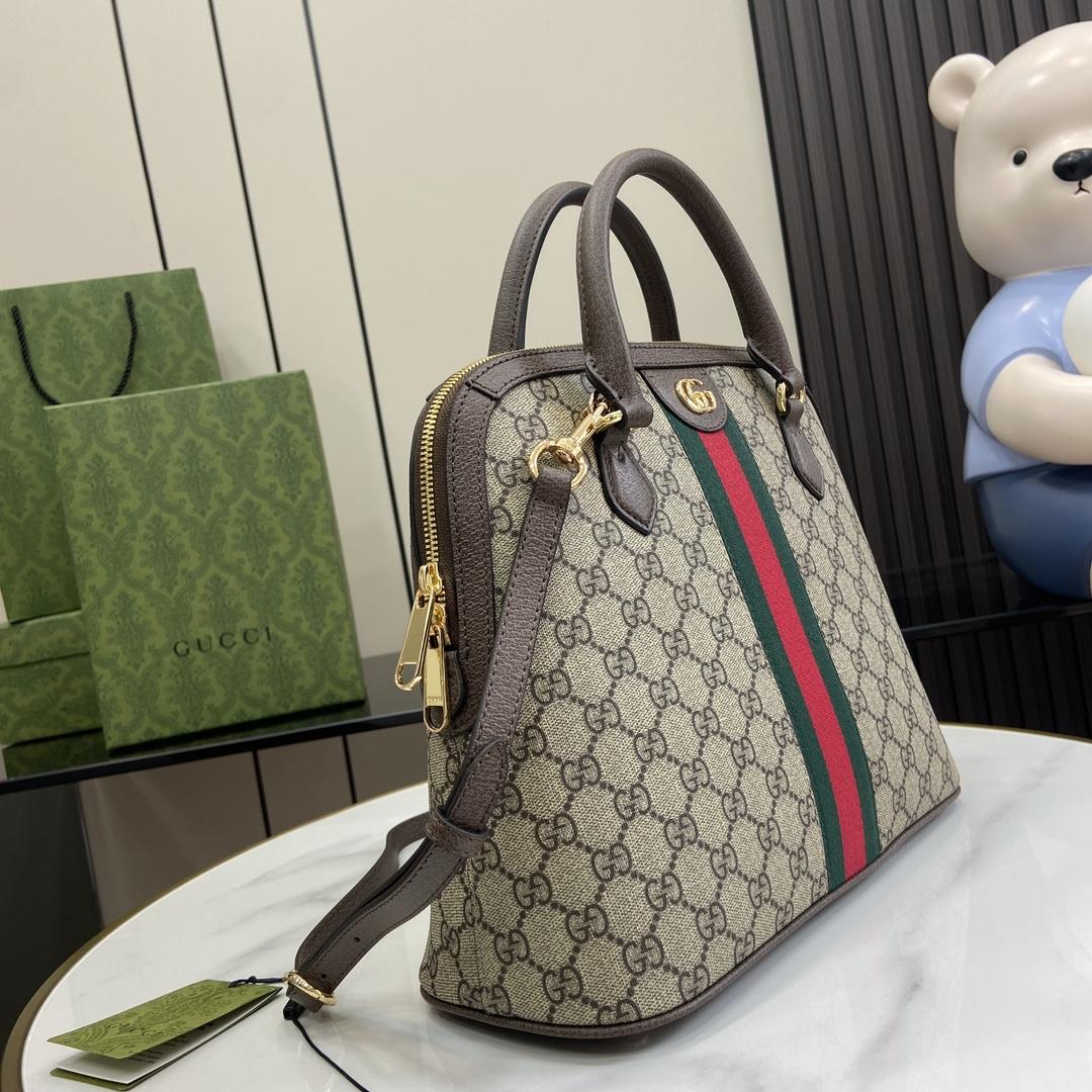 Gucci Ophidia Medium Top Handle Bag - DopestKickz