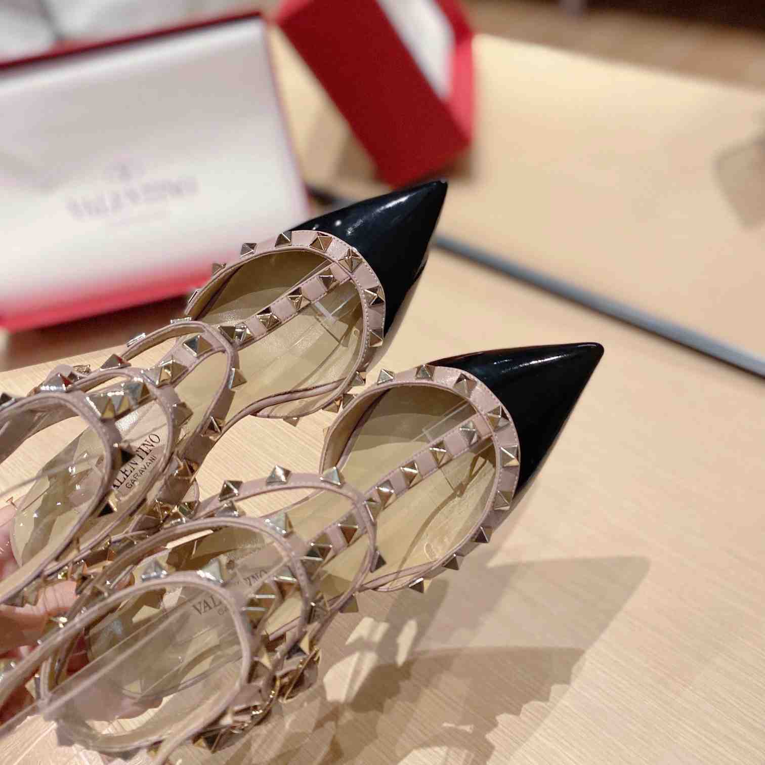 Valenti Garavani Rockstud 65mm Caged Pumps - DopestKickz