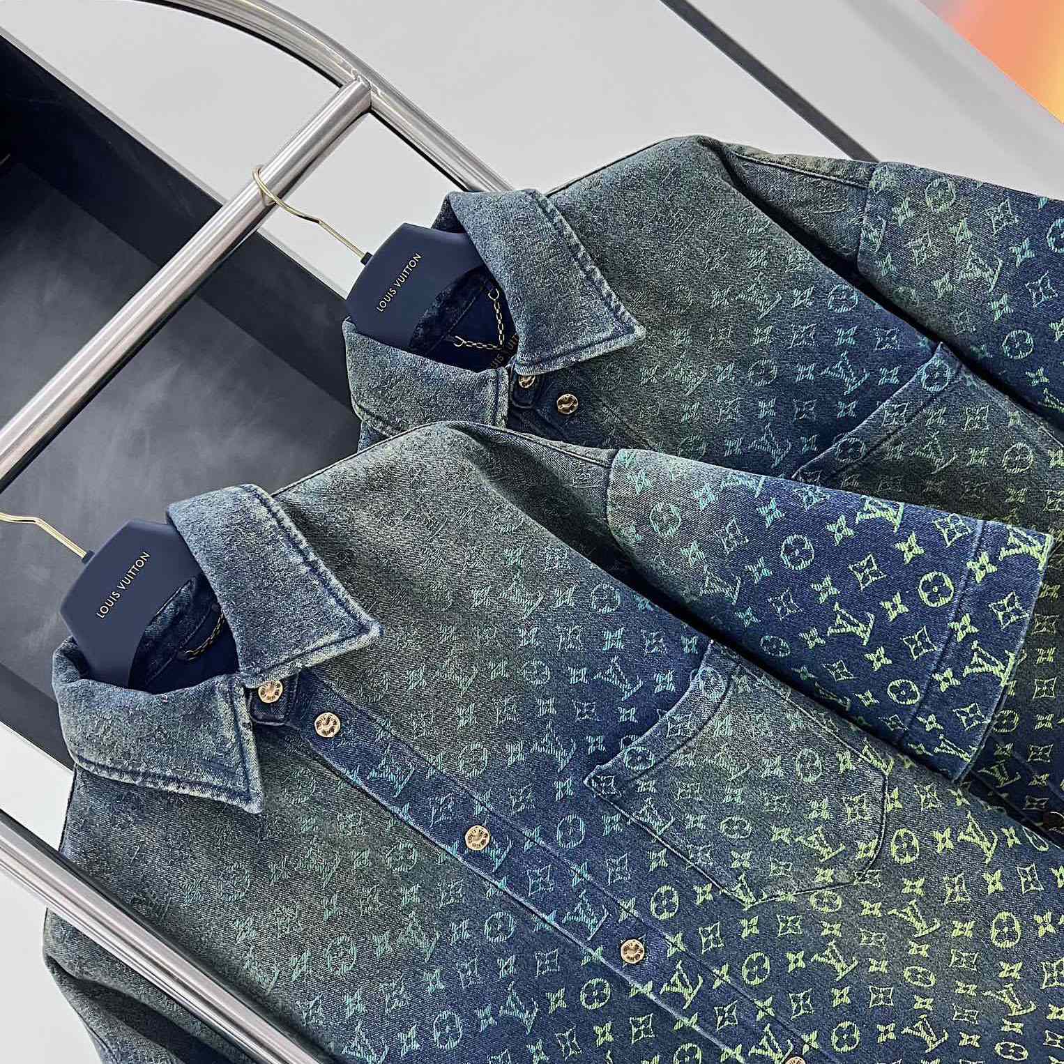 Louis Vuitton Short-Sleeved Monogram Shirt - DopestKickz
