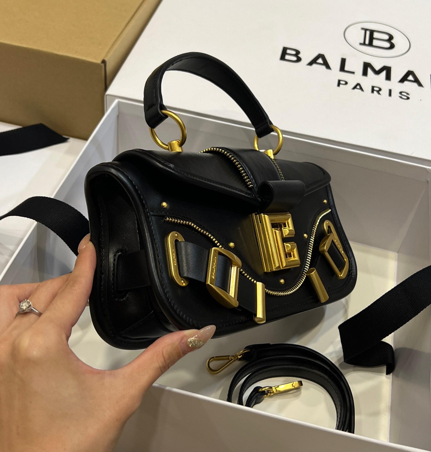 Balmain Blaze Crossbody Bag   (26*11.5*3cm) - DopestKickz