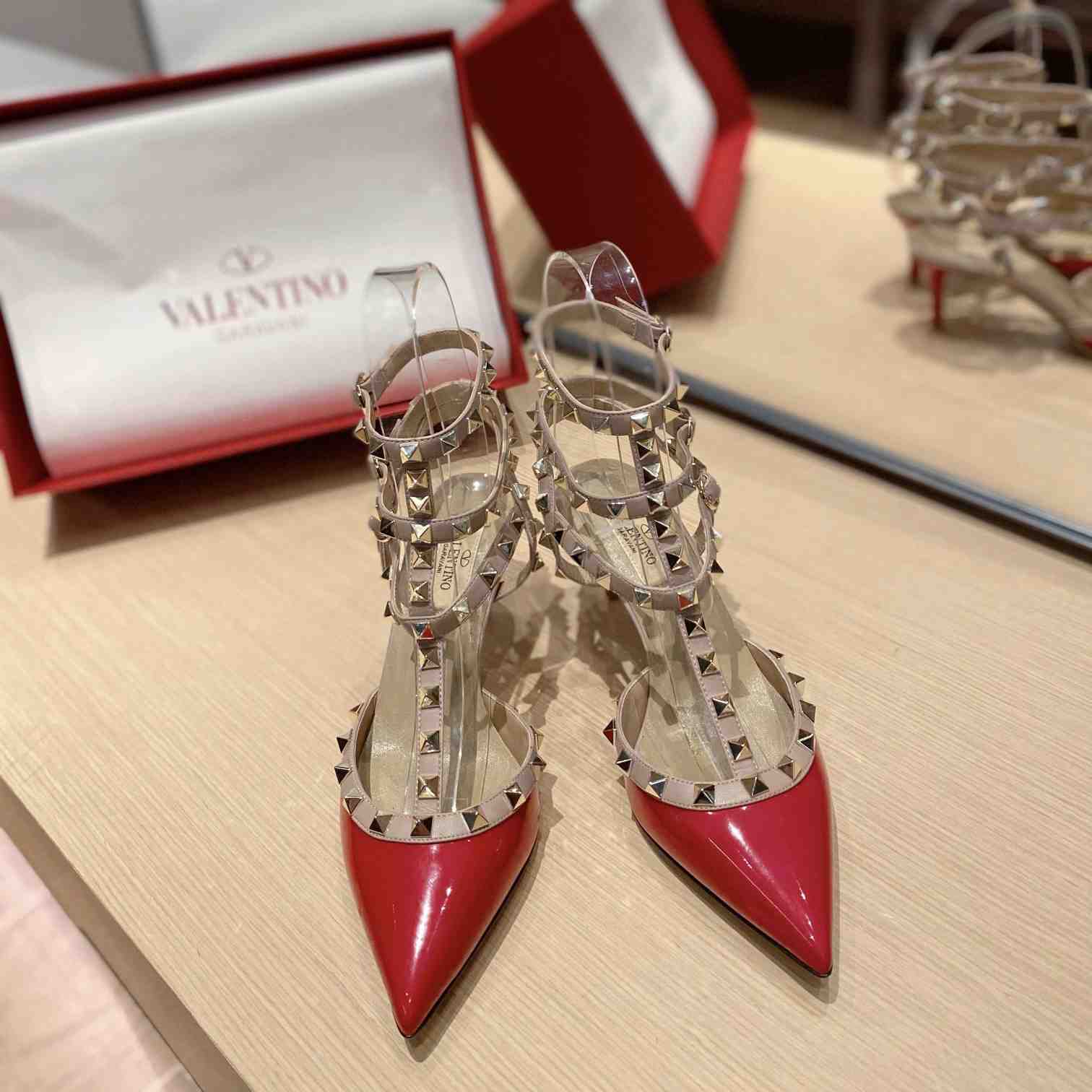 Valenti Garavani Rockstud 65mm Caged Pumps - DopestKickz