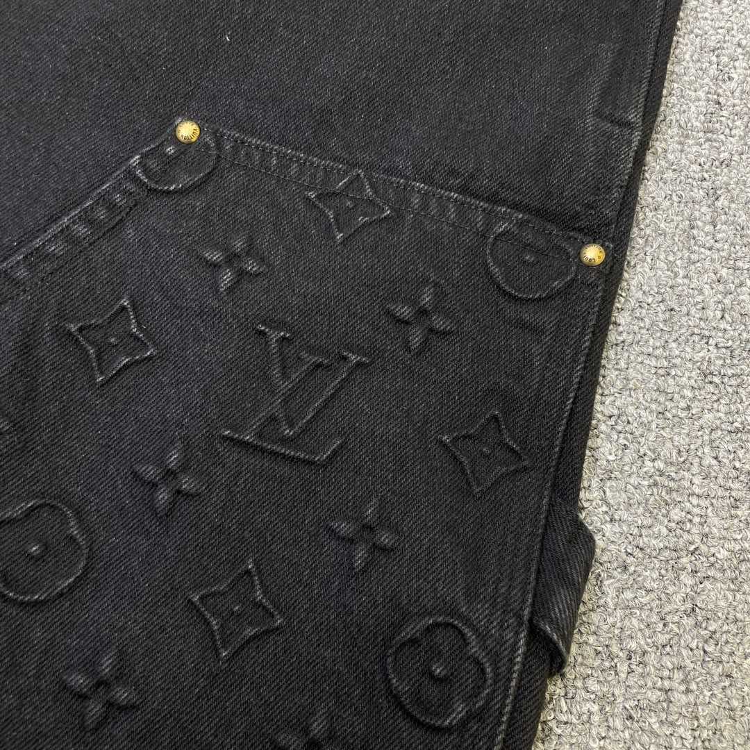 Louis Vuitton Monogram Denim Shorts    - DopestKickz