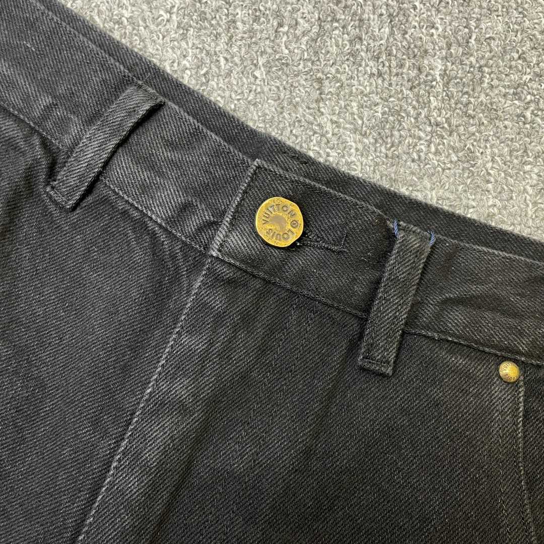 Louis Vuitton Monogram Denim Shorts    - DopestKickz