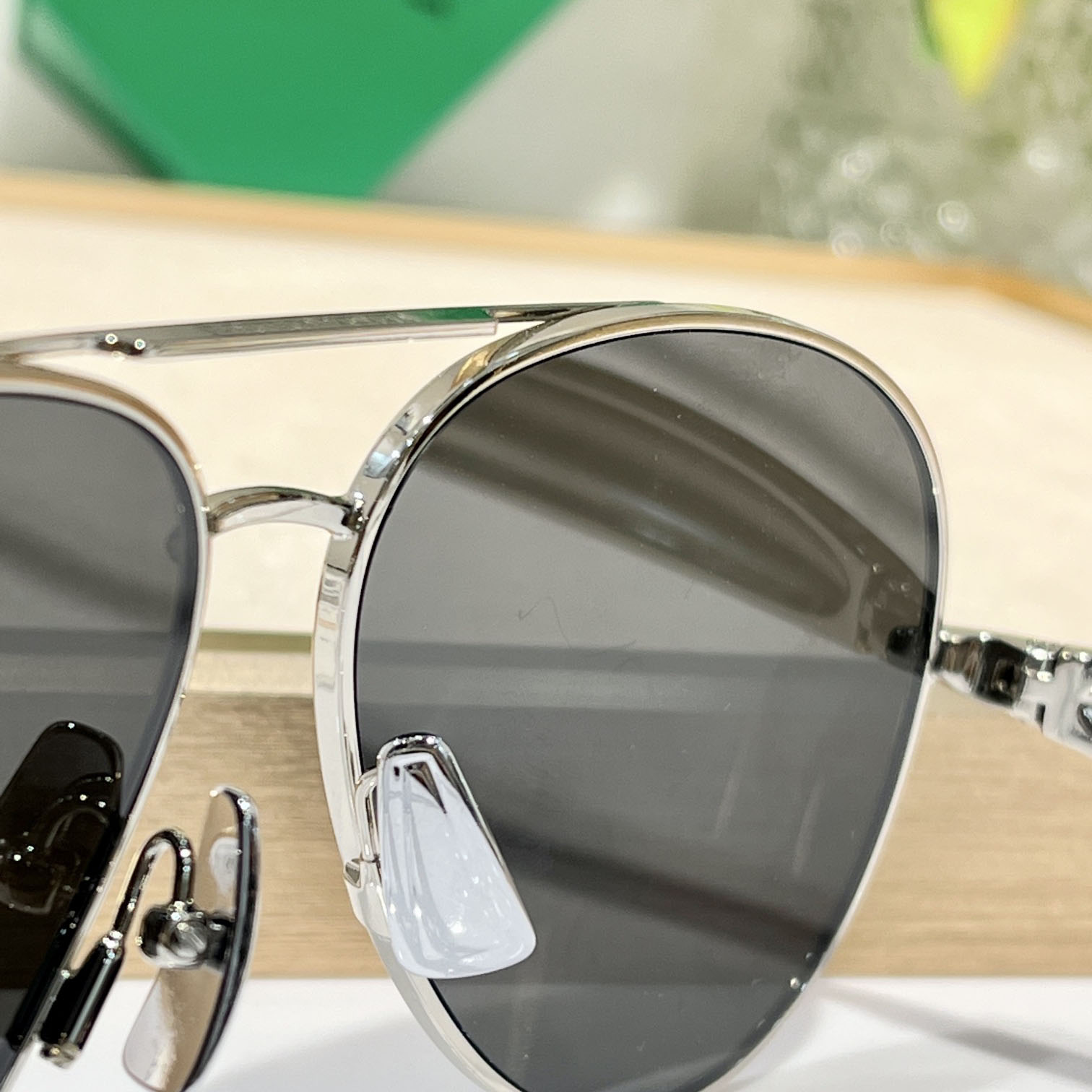 Bottega Veneta Sardine Aviator Sunglasses   BV1305S - DopestKickz