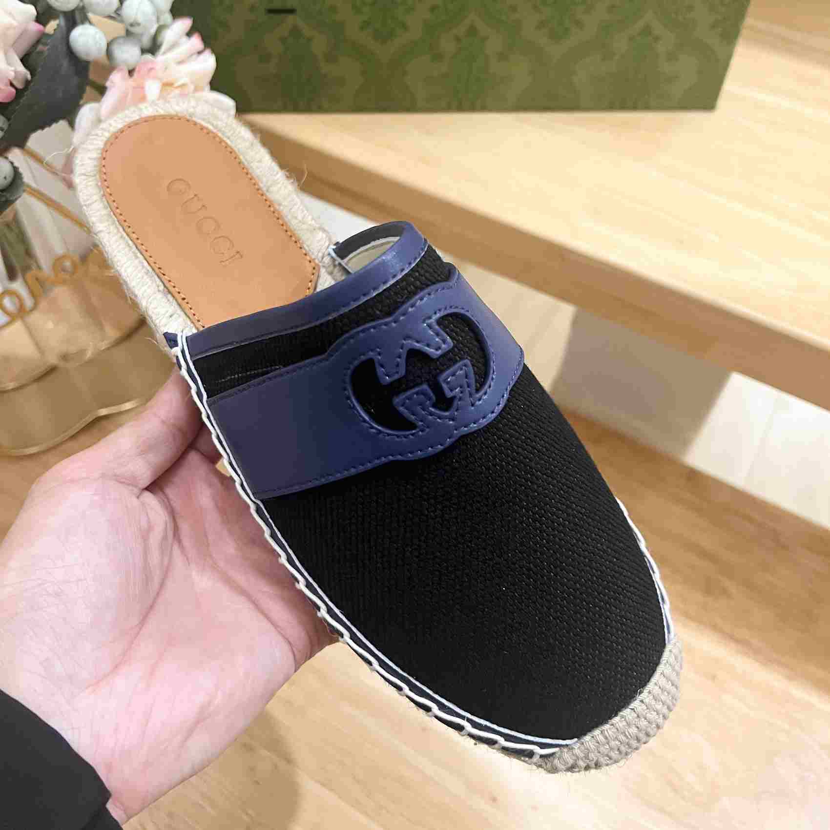 Gucci Interlocking G Slide Espadrille - DopestKickz