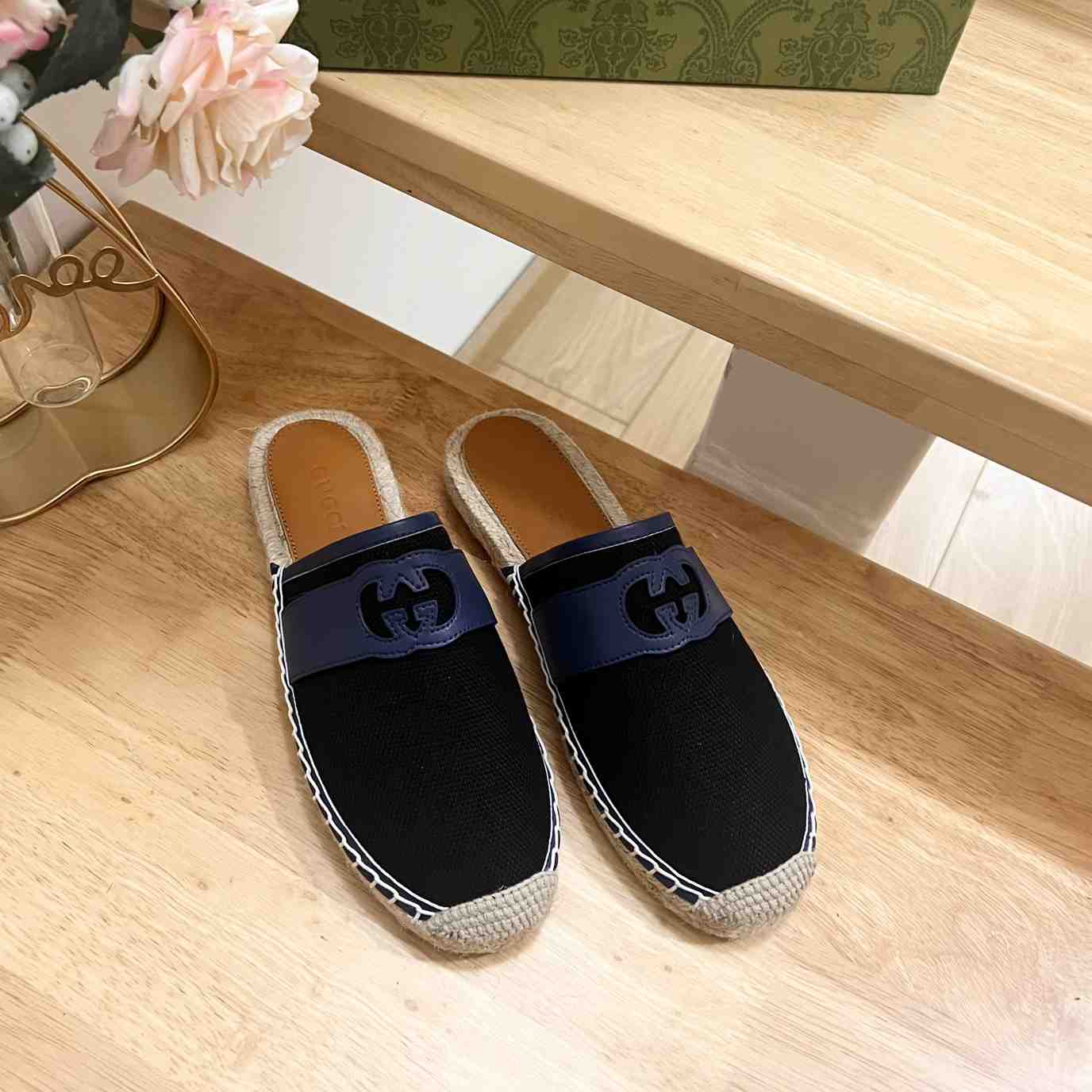 Gucci Interlocking G Slide Espadrille - DopestKickz