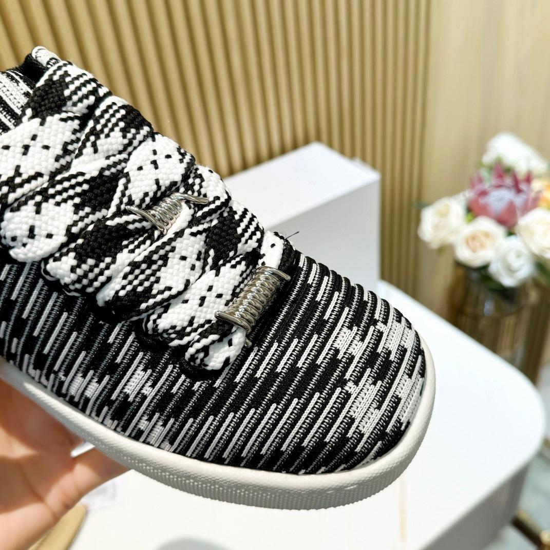 Burberry Check Knit Box Sneakers - DopestKickz