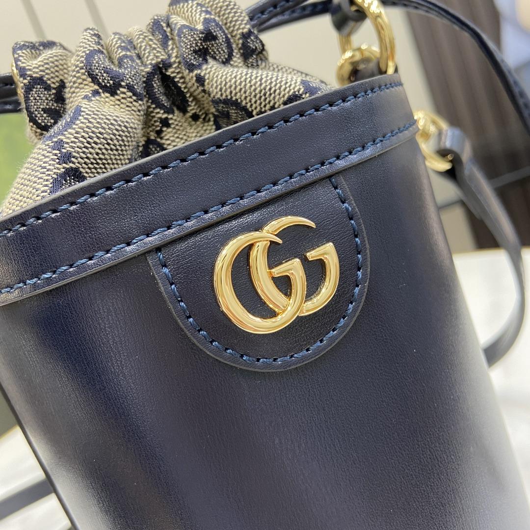 Gucci Ophidia Mini Bucket Bag  (11.5x23x8cm) - DopestKickz