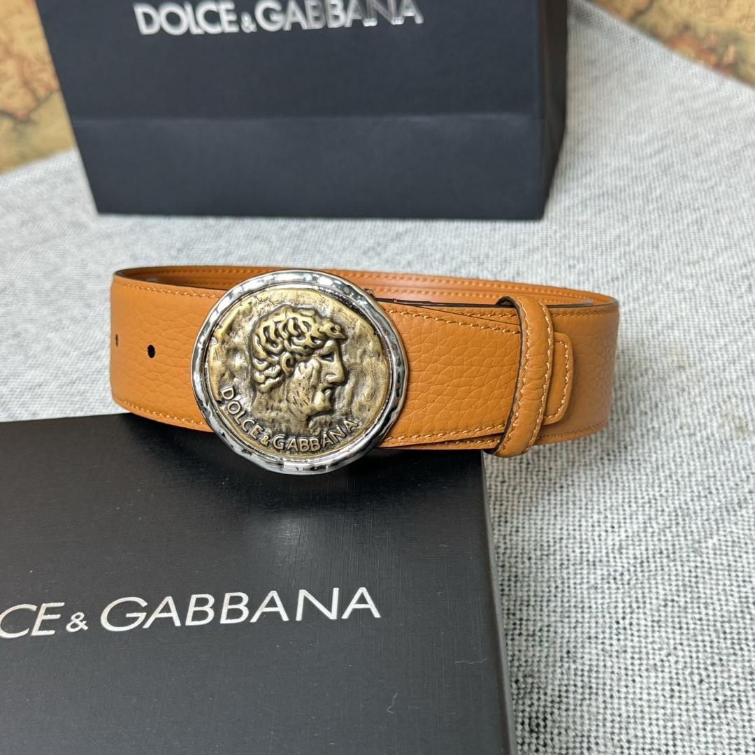 Dolce & Gabbana Leather Belt  - DopestKickz