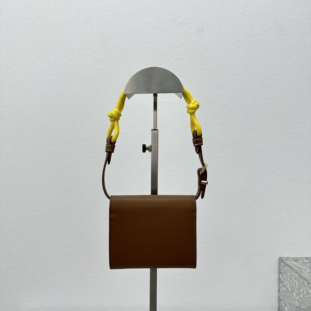 Miu Miu Leather Wallet With Leather And Cord Shoulder Strap - DopestKickz