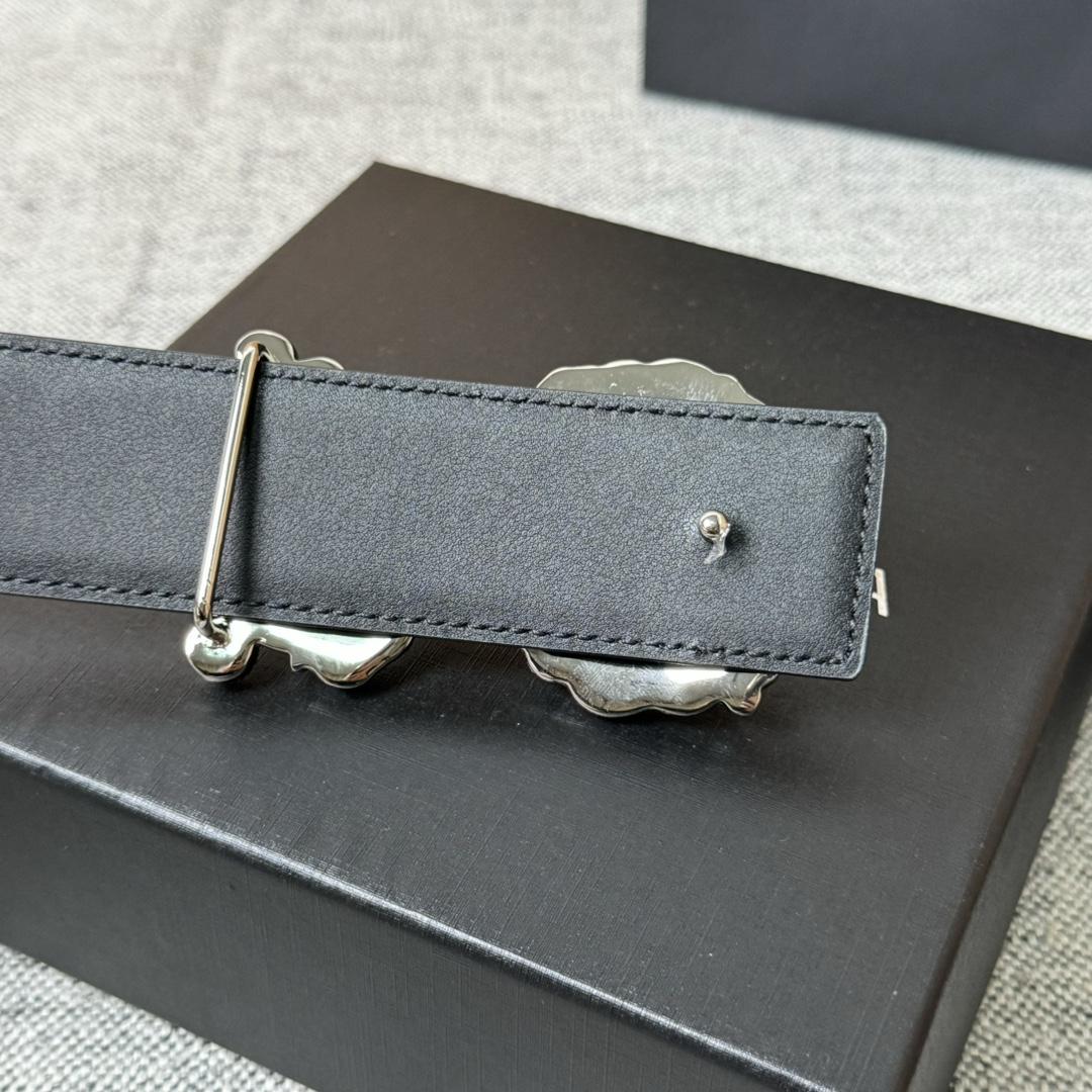 Dolce & Gabbana DG Logo-buckle Leather Belt   40mm - DopestKickz