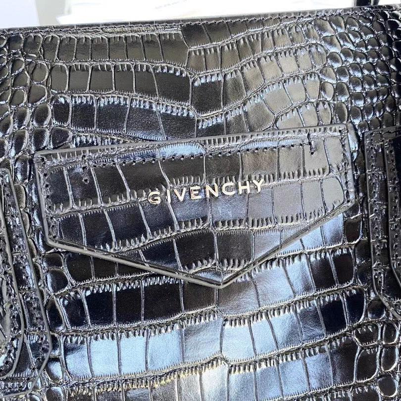 Givenchy Antigona Bag In Crocodile Effect Leather (45x9x35cm) - DopestKickz