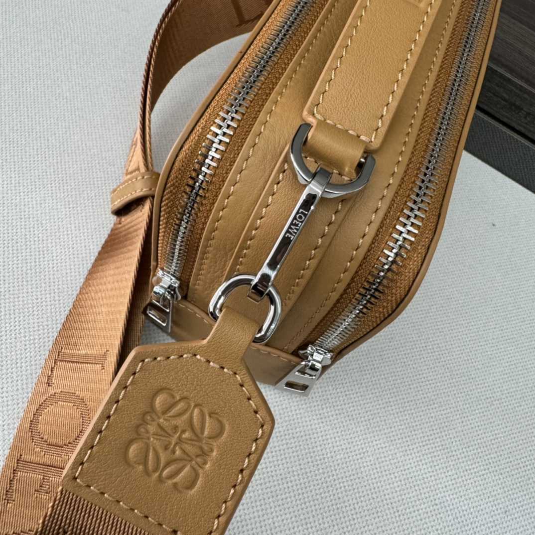 Loewe Mini Camera Crossbody Bag In Satin Calfskin - DopestKickz