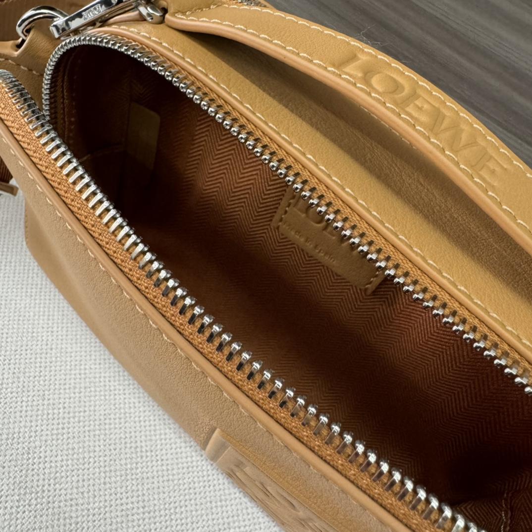 Loewe Mini Camera Crossbody Bag In Satin Calfskin - DopestKickz