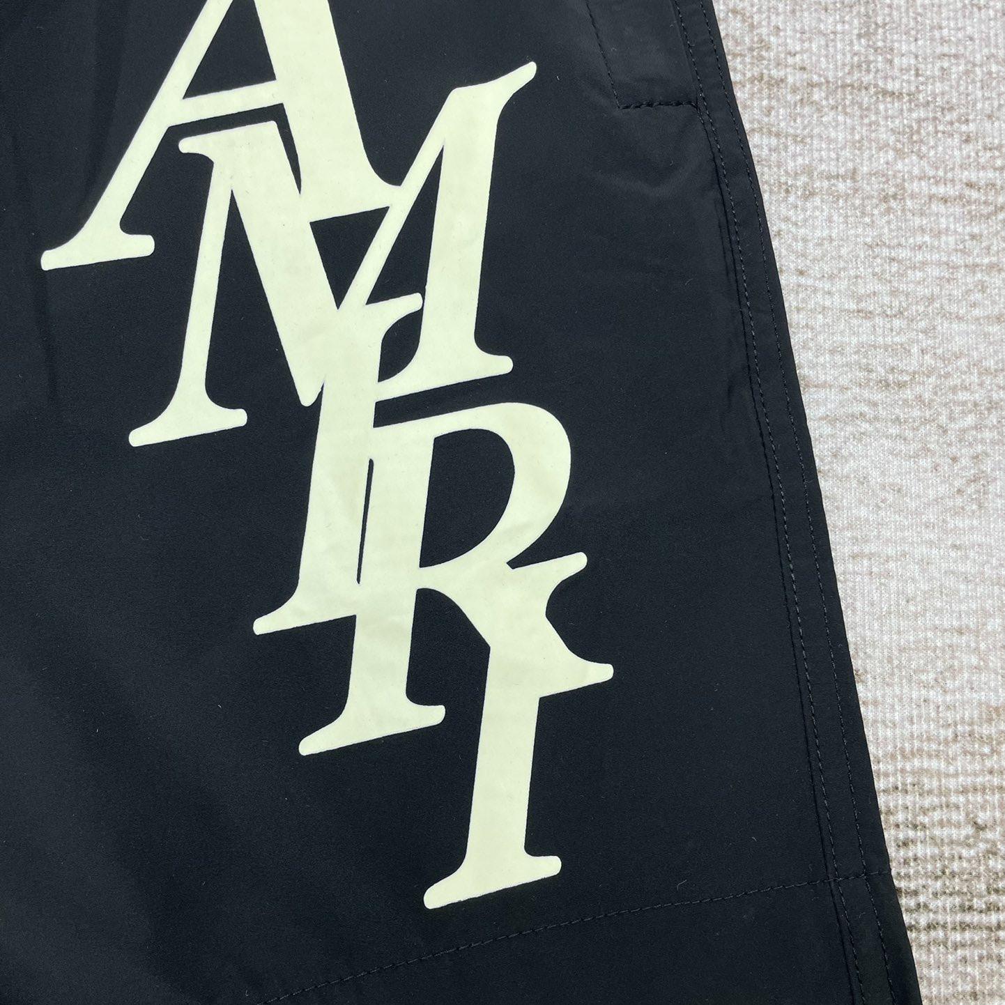 Amiri Stack Logo Swim Shorts       x777 - DopestKickz