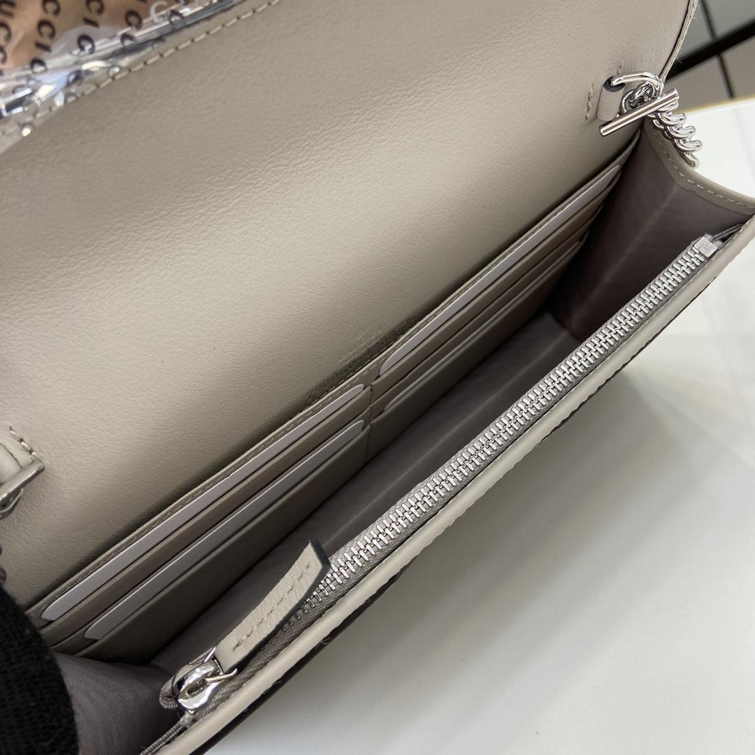 Gucci GG Marmont Chain Wallet - DopestKickz