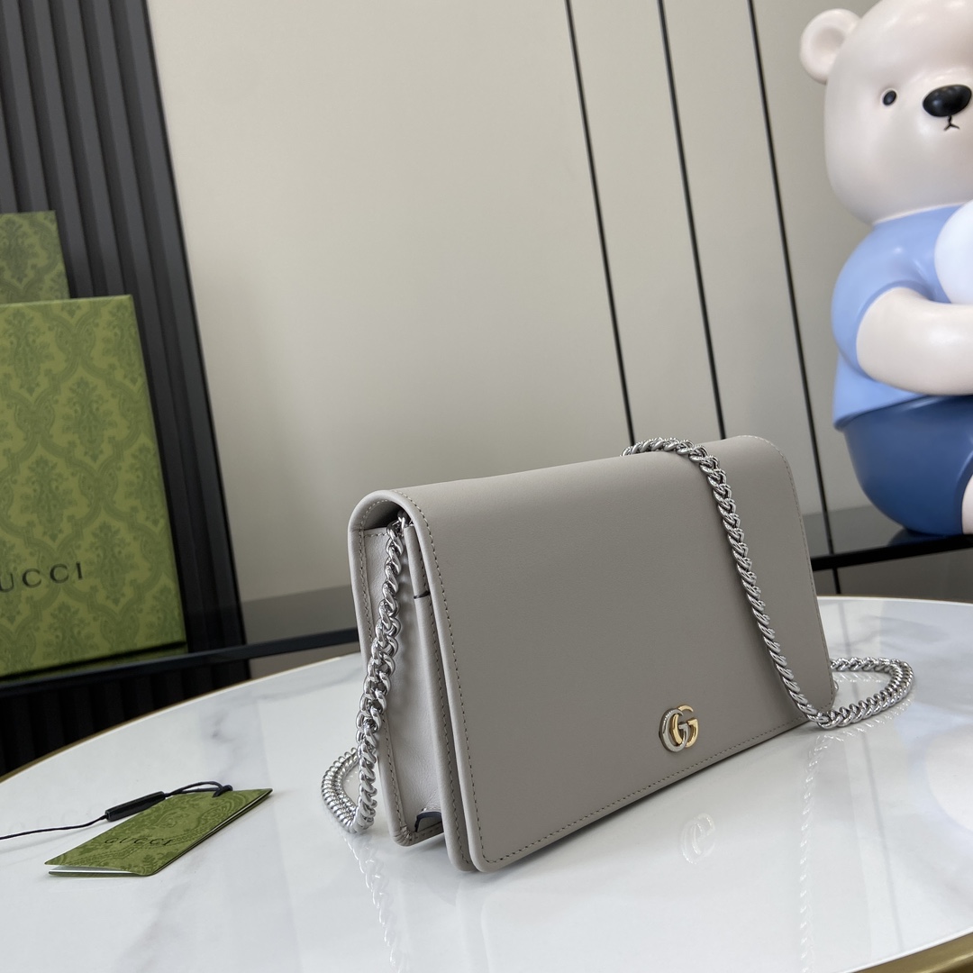 Gucci GG Marmont Chain Wallet - DopestKickz