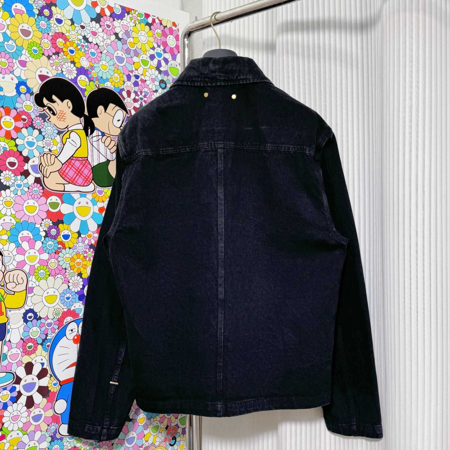 Louis Vuitton Short-Sleeved Denim Workwear Shirt 1AFVA4 - DopestKickz