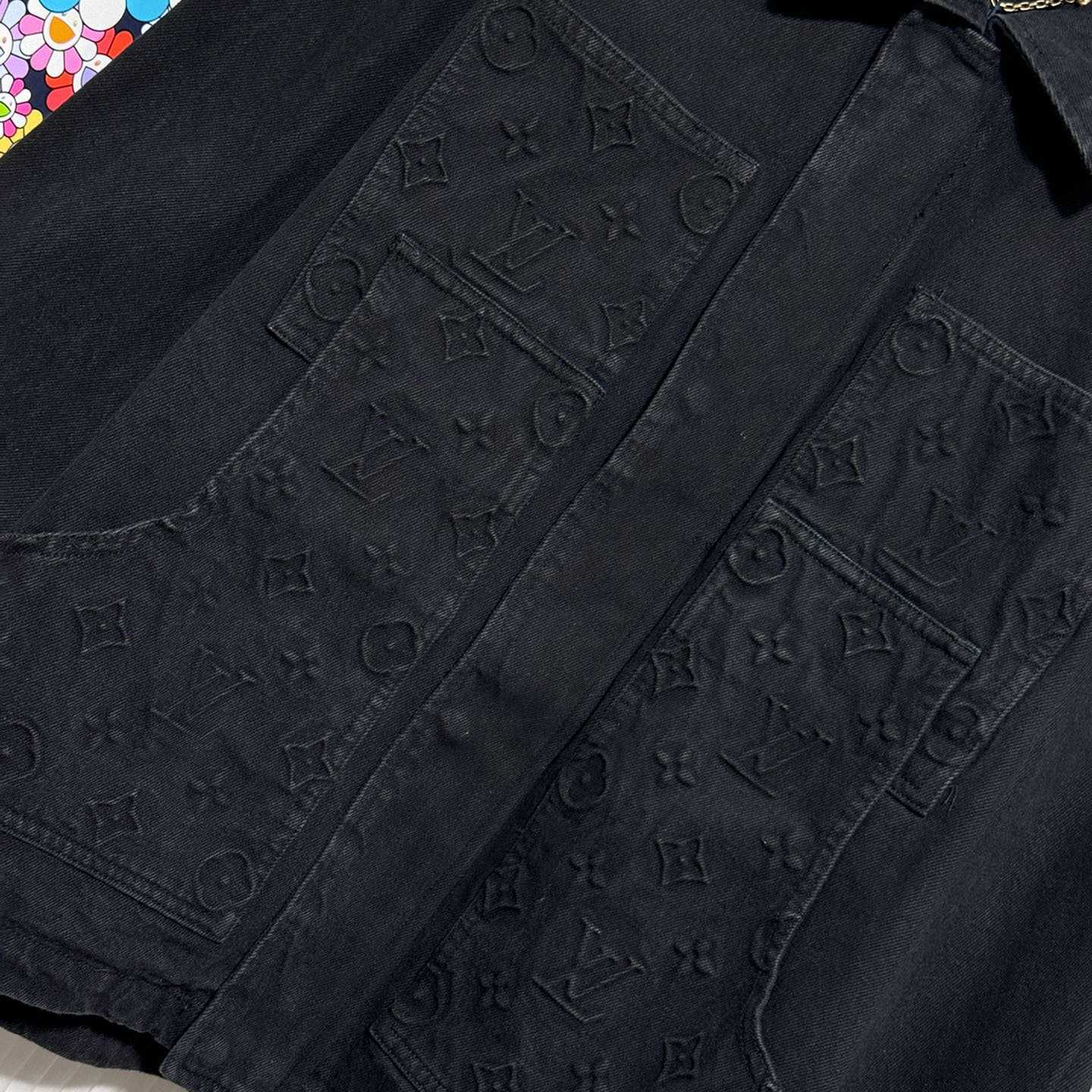 Louis Vuitton Short-Sleeved Denim Workwear Shirt 1AFVA4 - DopestKickz