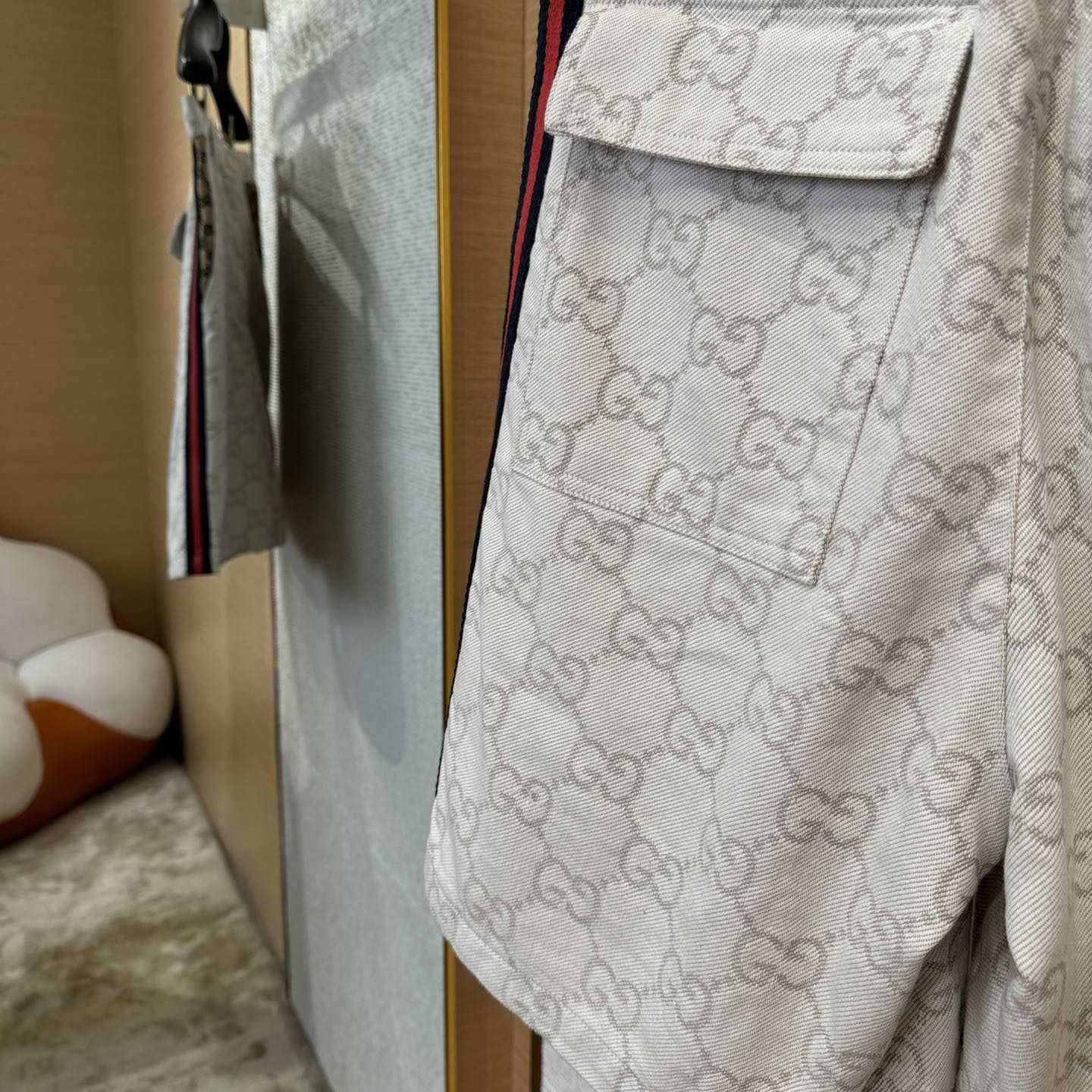 Gucci GG Cotton Jacquard Bermuda Shorts - DopestKickz