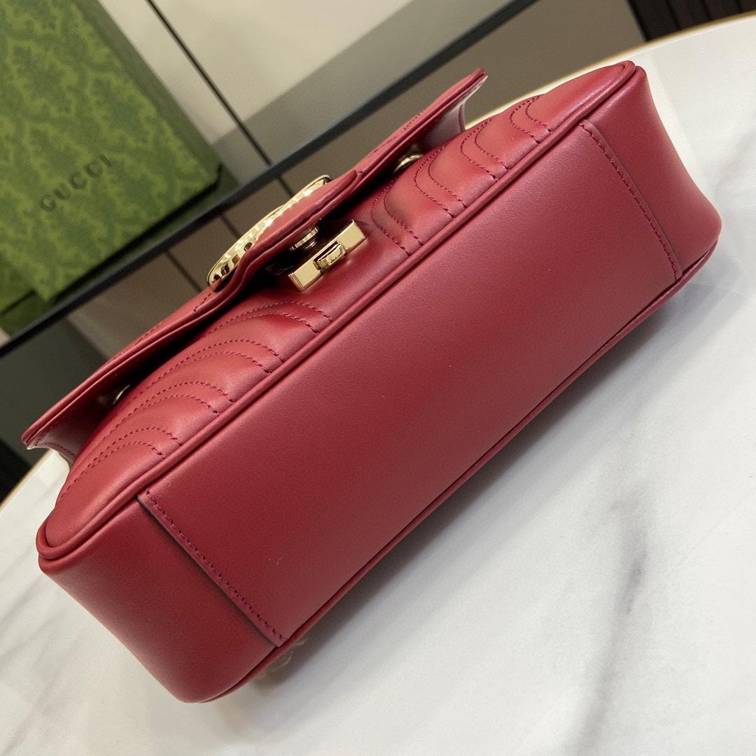 Gucci GG Marmont Mini Shoulder Bag - DopestKickz