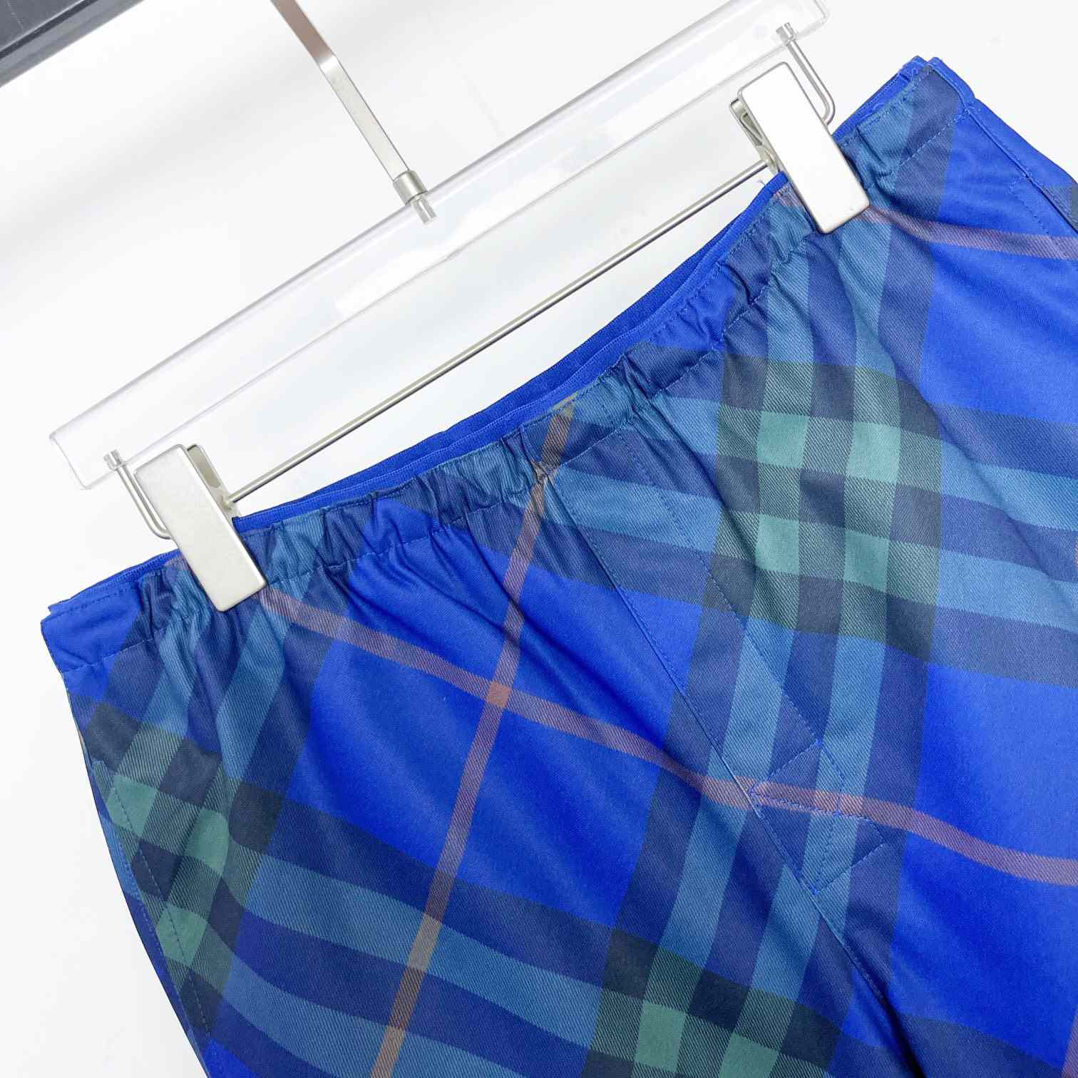 Burberry Checkered Twill Swim Shorts - DopestKickz