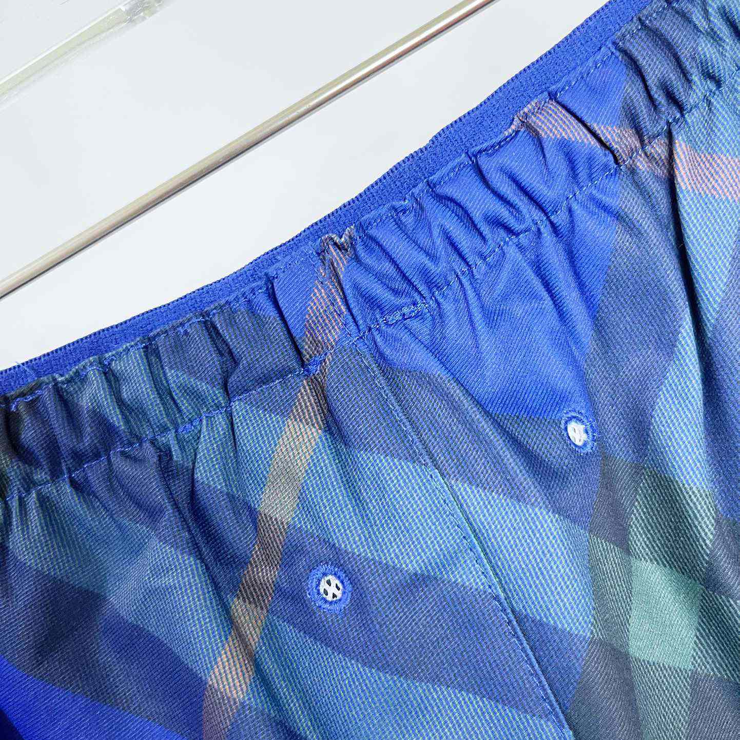 Burberry Checkered Twill Swim Shorts - DopestKickz