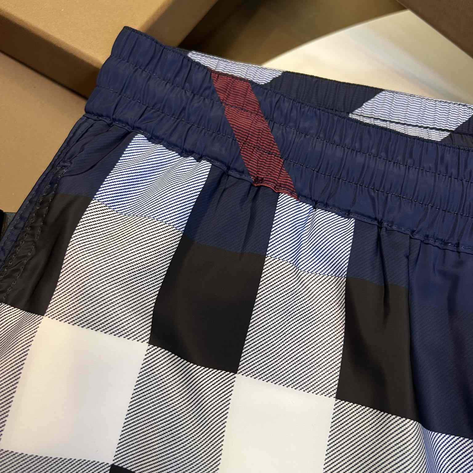 Burberry Checkered Twill Swim Shorts - DopestKickz