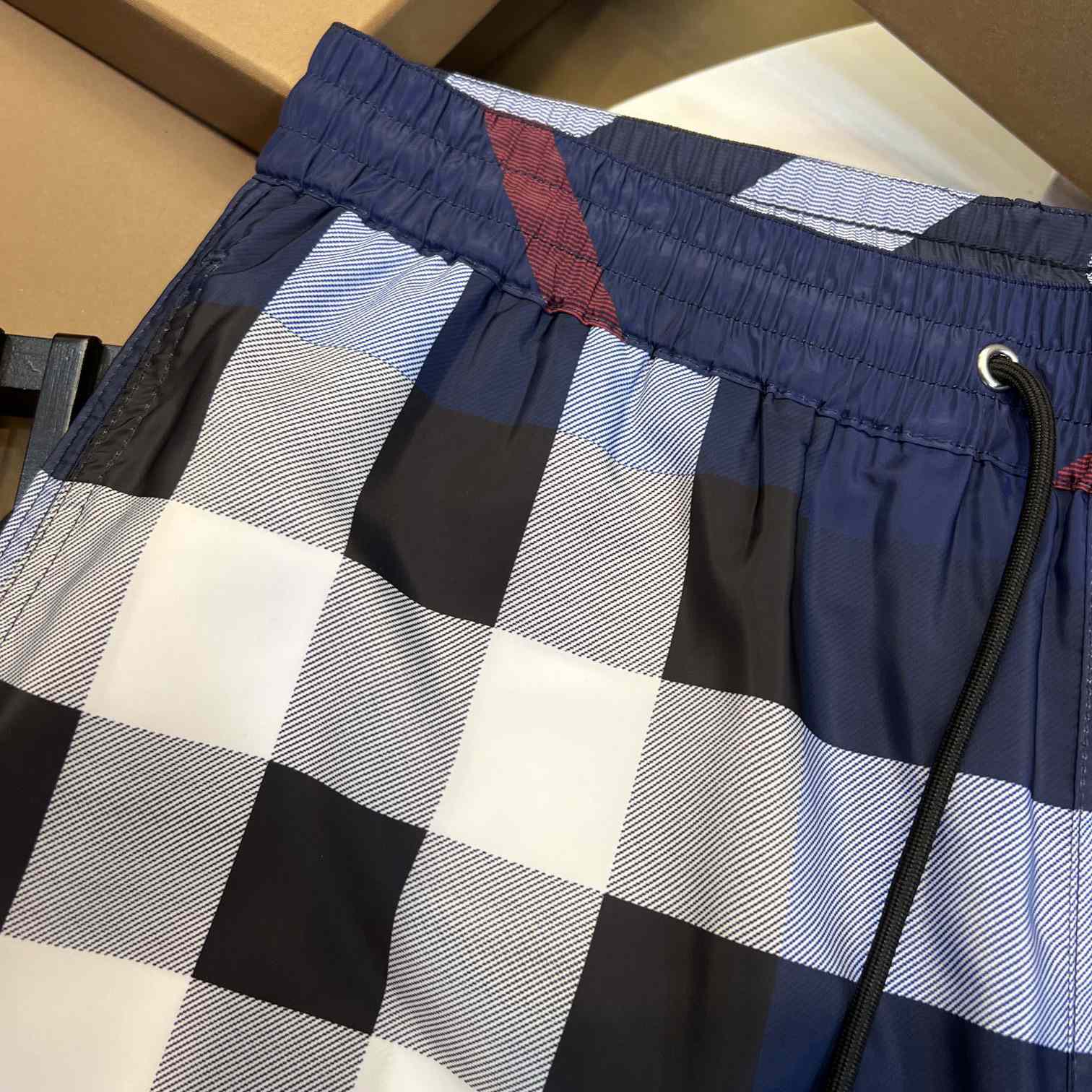 Burberry Checkered Twill Swim Shorts - DopestKickz