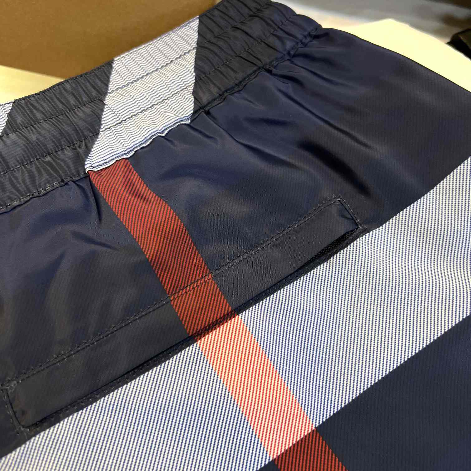 Burberry Checkered Twill Swim Shorts - DopestKickz
