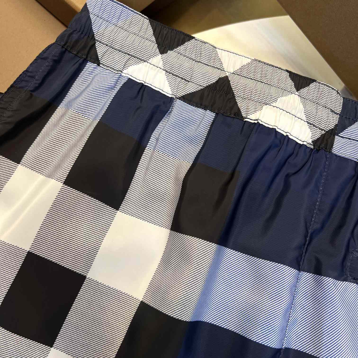 Burberry Checkered Twill Swim Shorts - DopestKickz
