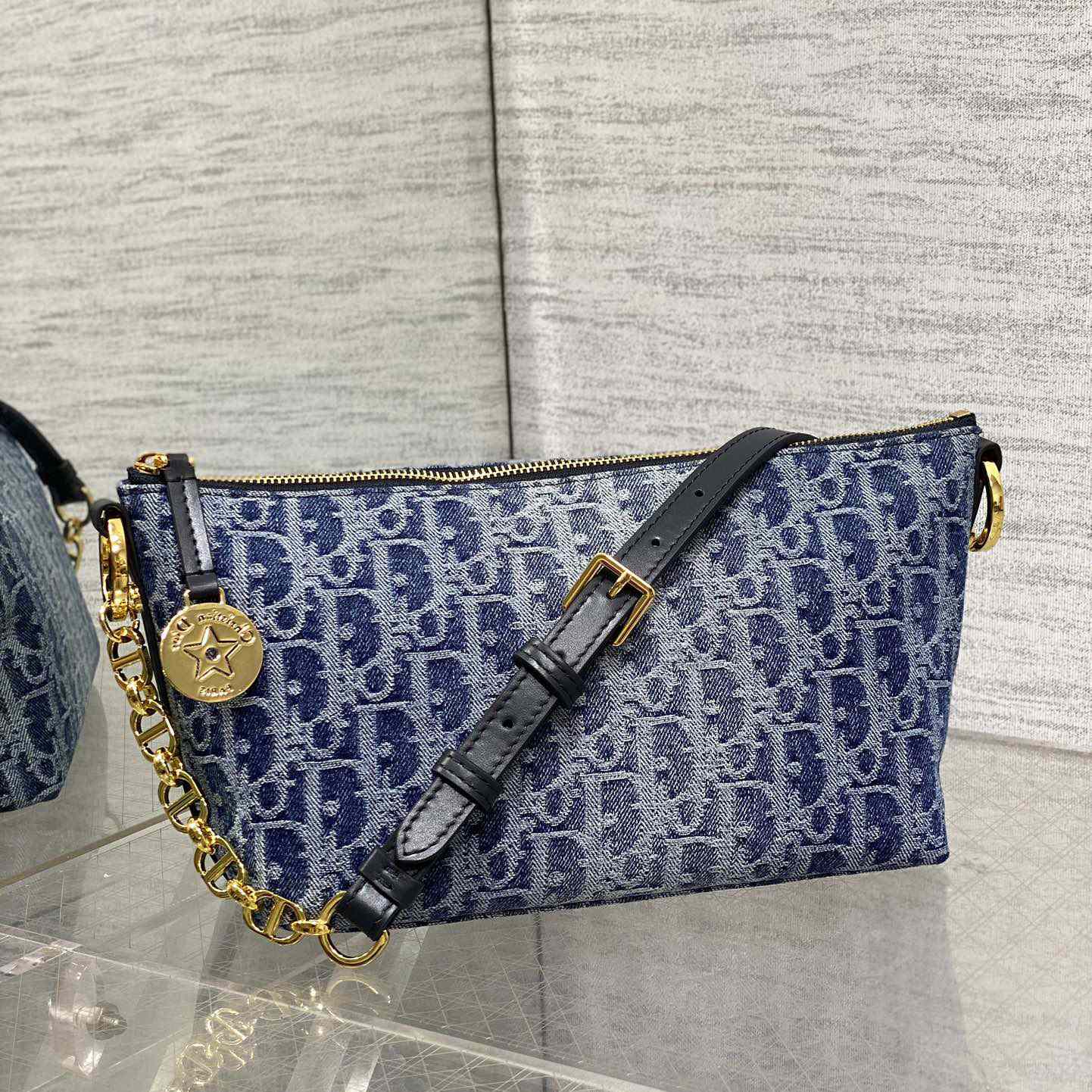 Dior Diorstar Hobo Bag With Chain - DopestKickz