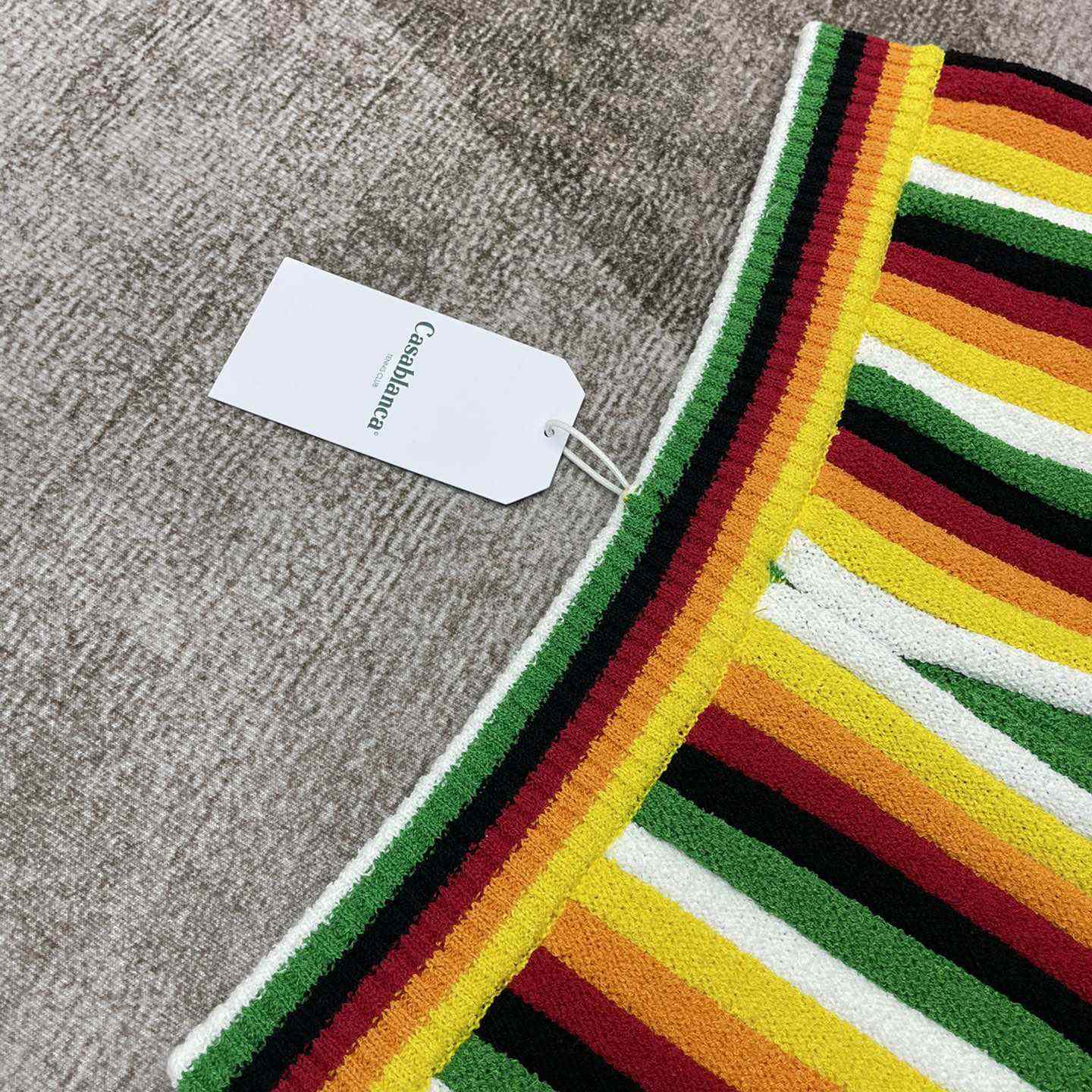Casablanca Striped Towelling Shorts   D0042 - DopestKickz