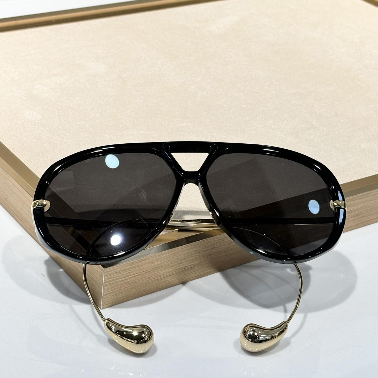 Bottega Veneta Drop Aviator Sunglasses    - DopestKickz