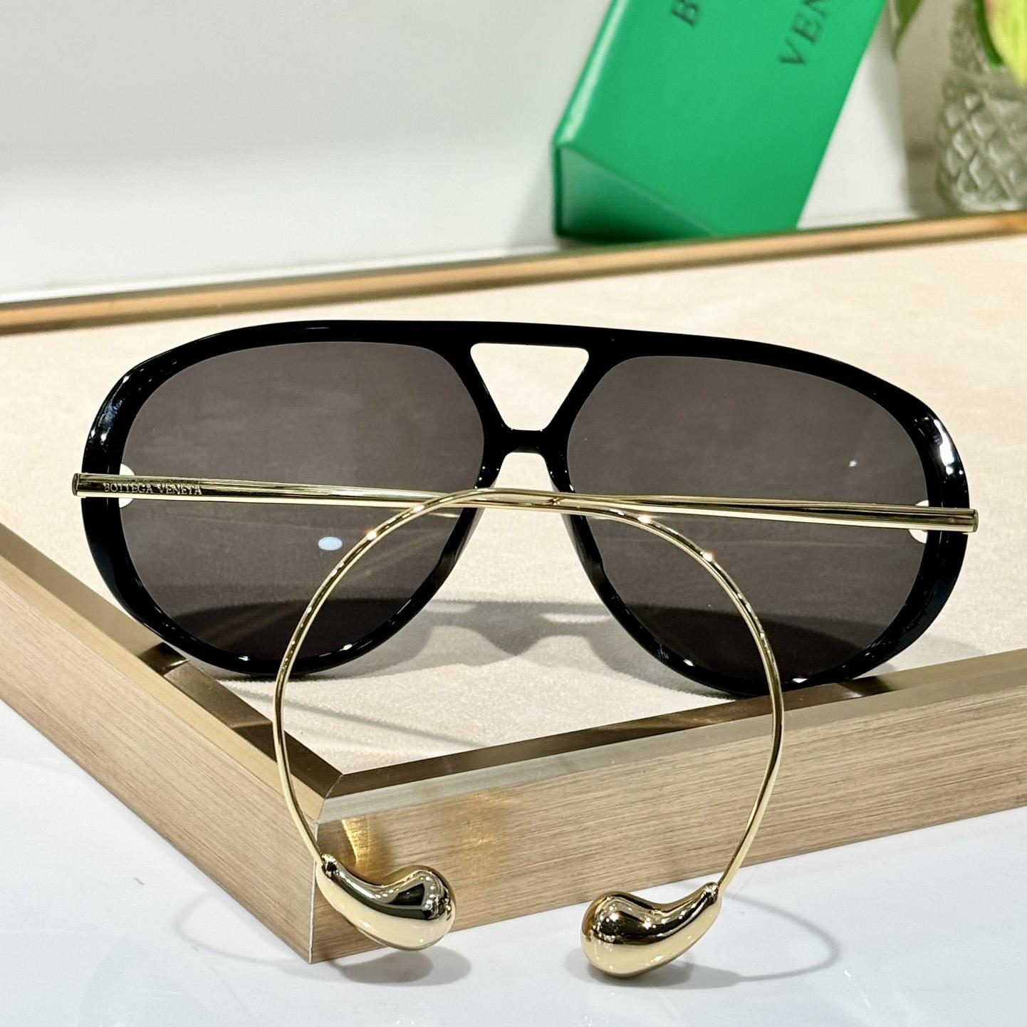 Bottega Veneta Drop Aviator Sunglasses    - DopestKickz