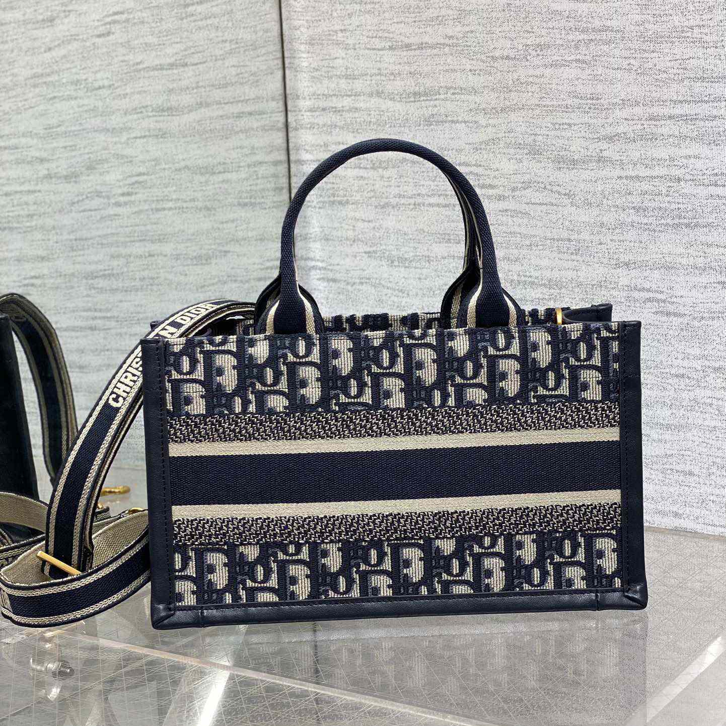 Dior East-West Dior Book Tote With Strap   - DopestKickz