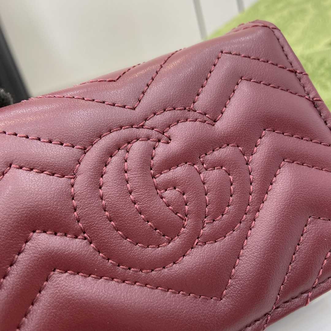 Gucci GG Marmont Card Case Wallet - DopestKickz