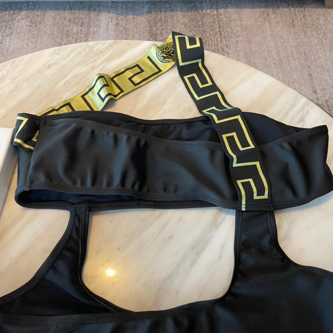 Versace Greca Cut Out Detailed Swimsuit - DopestKickz