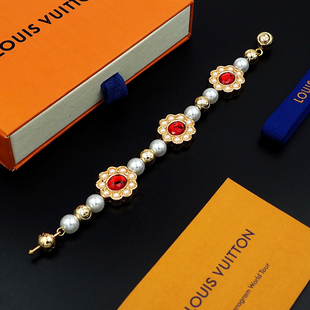 Louis Vuitton LV Dynasty Flower Bracelet - DopestKickz