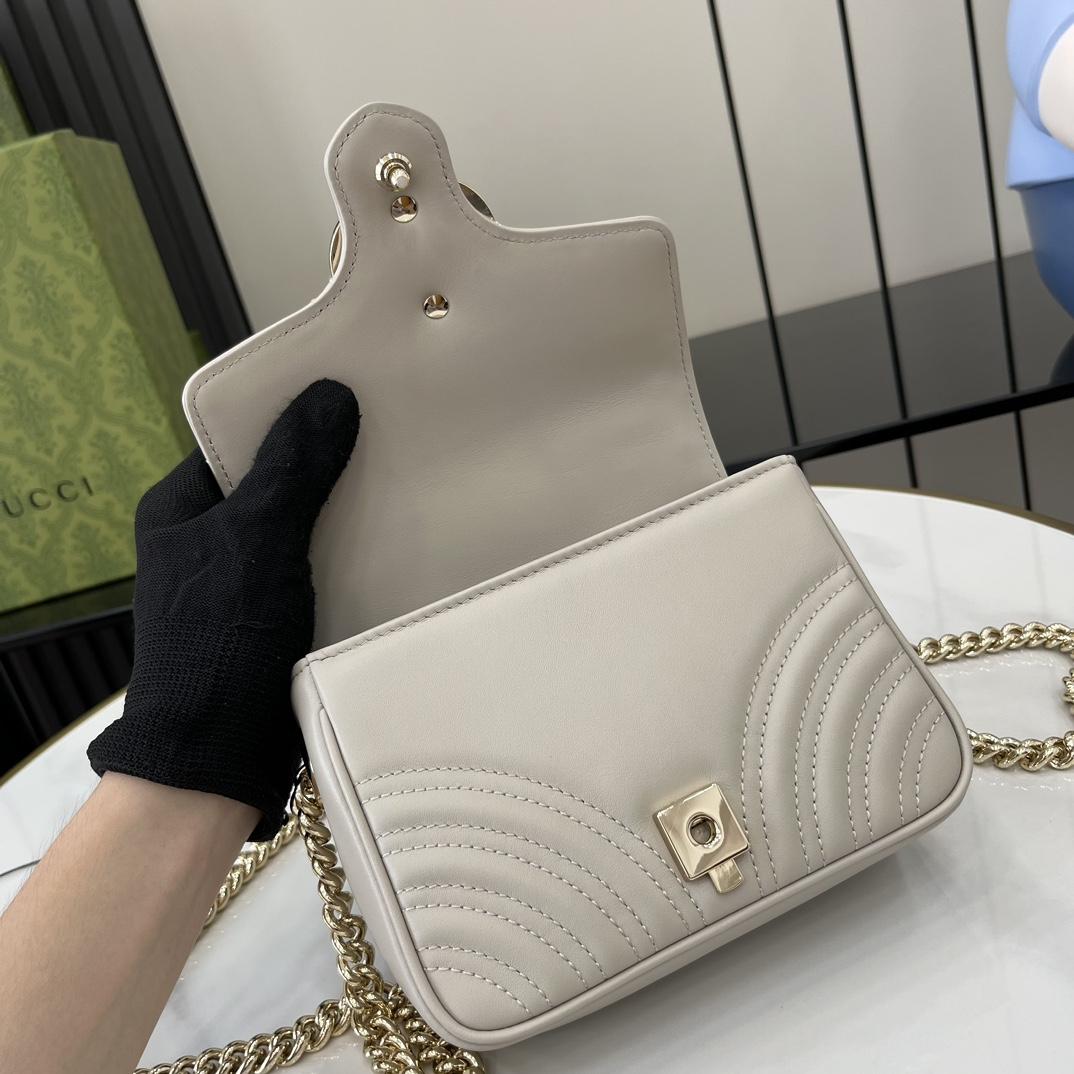 Gucci GG Marmont Mini Top Handle Bag - DopestKickz
