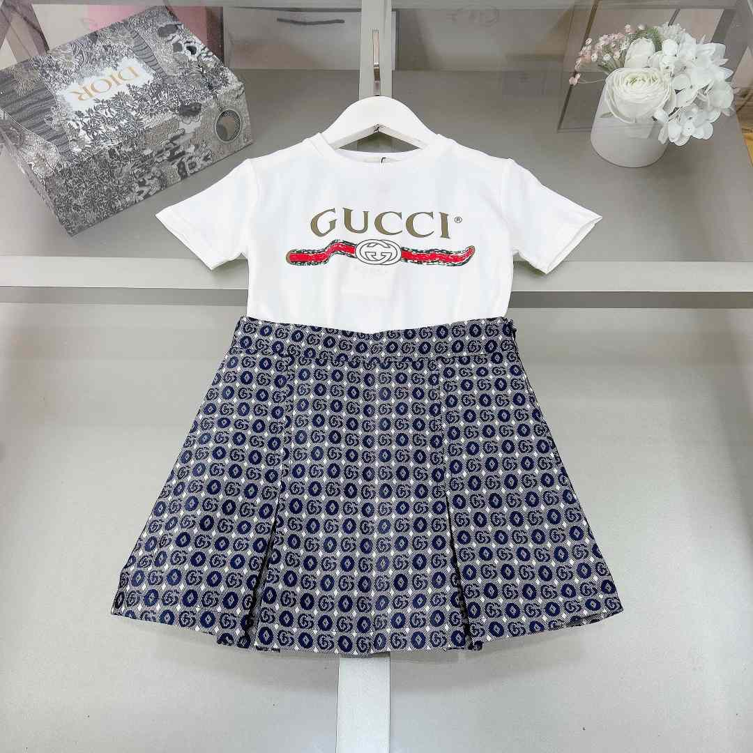 Gucci Kid's Tee & Skirt - DopestKickz