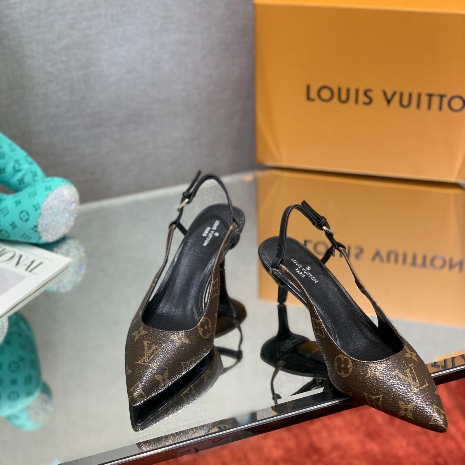 Louis Vuitton Cherie Slingback Pump - DopestKickz