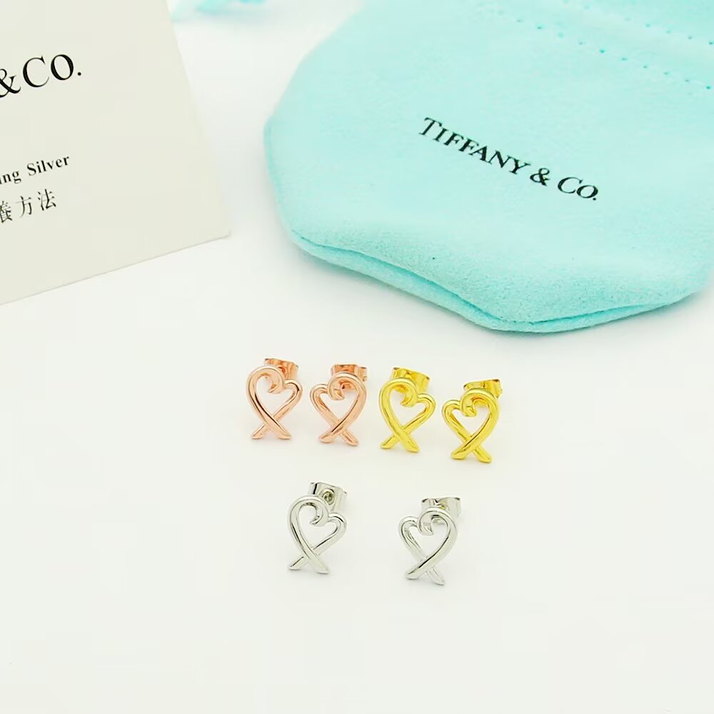 Tiffany & Co. Paloma Picasso Loving Heart Earrings - DopestKickz