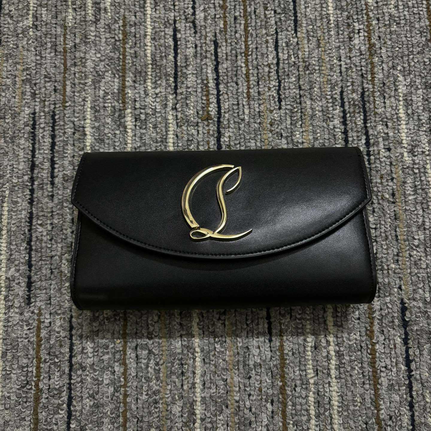 Christian Louboutin Leather Wallet On Chain  - DopestKickz