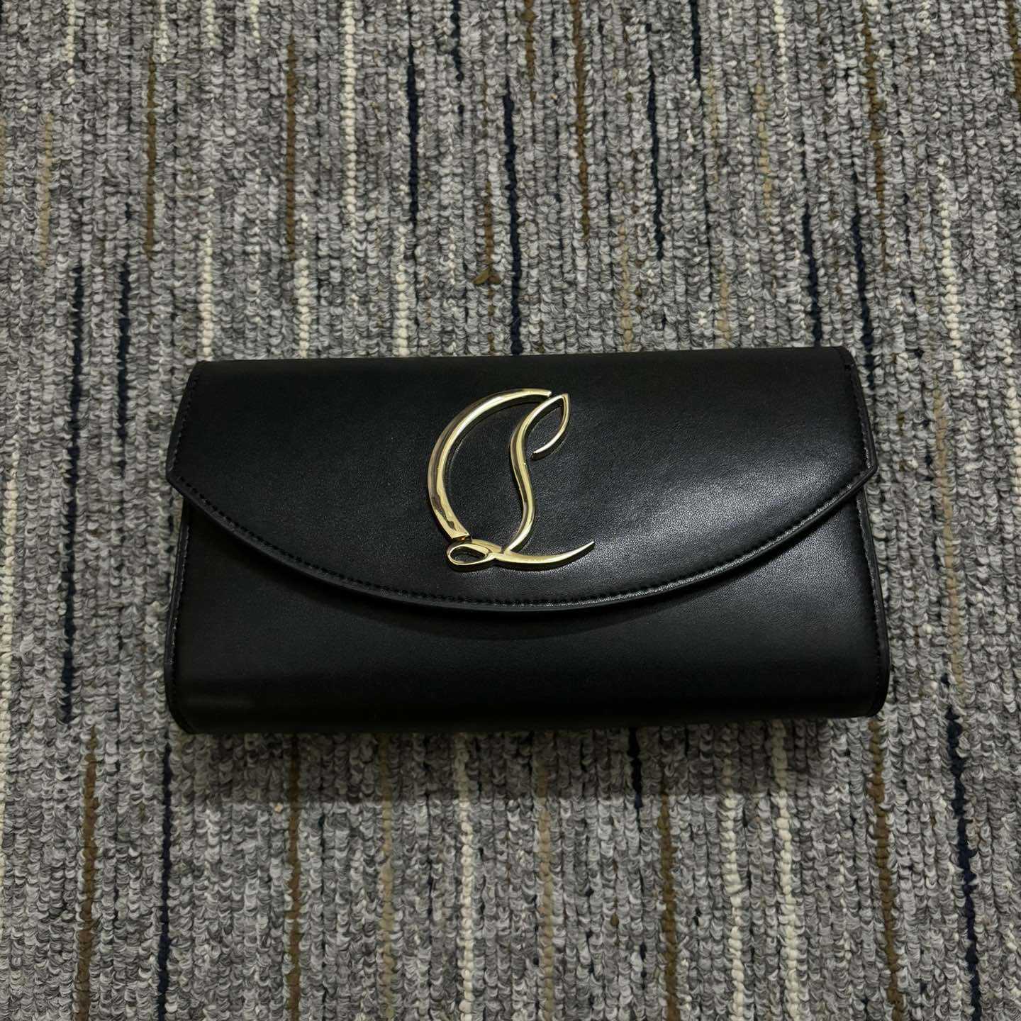 Christian Louboutin Leather Wallet On Chain  - DopestKickz
