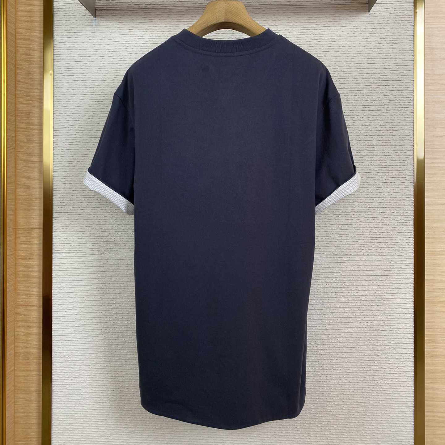 Bottega Veneta Double Layer Striped Cotton T-Shirt - DopestKickz