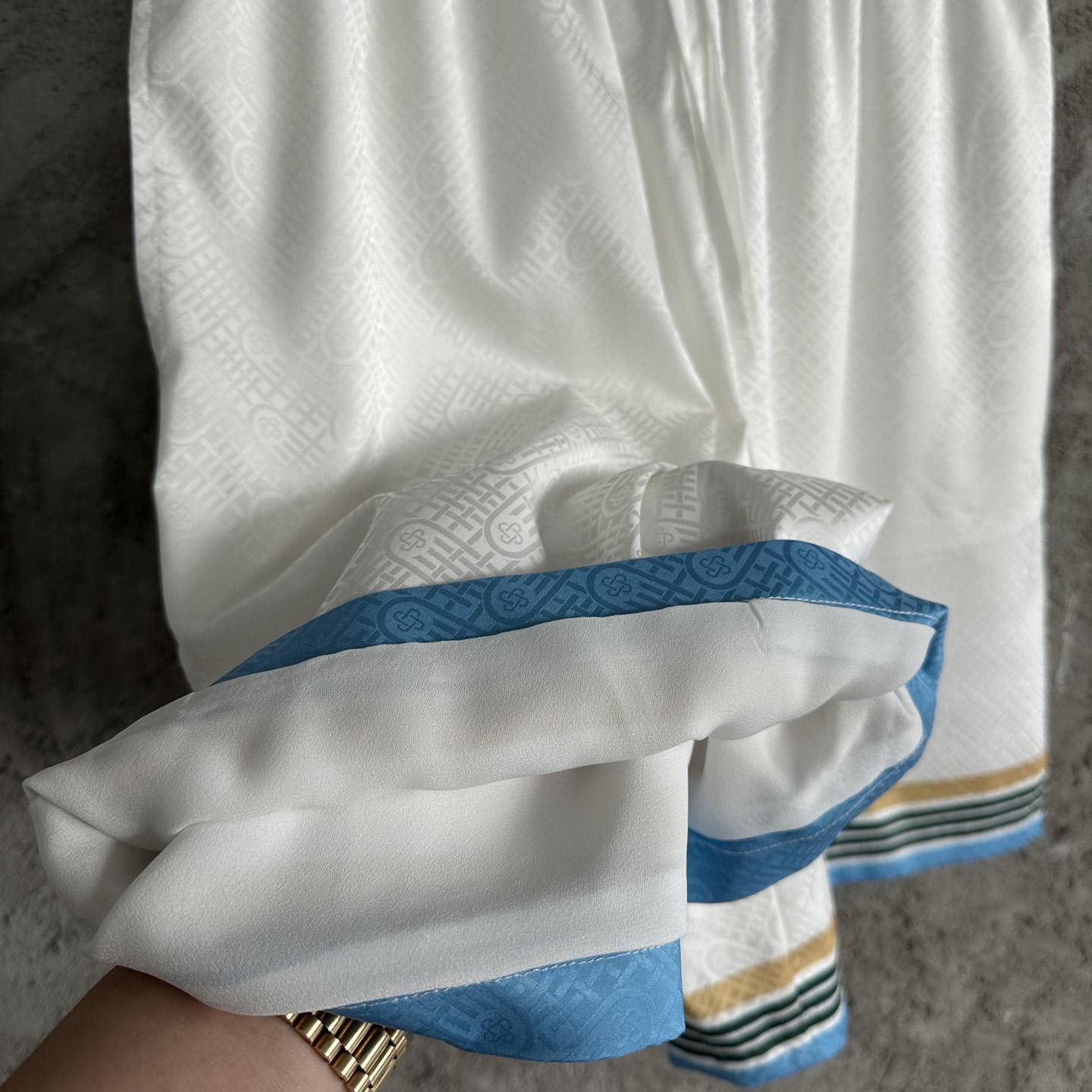 Casablanca Casa Way Shorts With Monogram  - DopestKickz