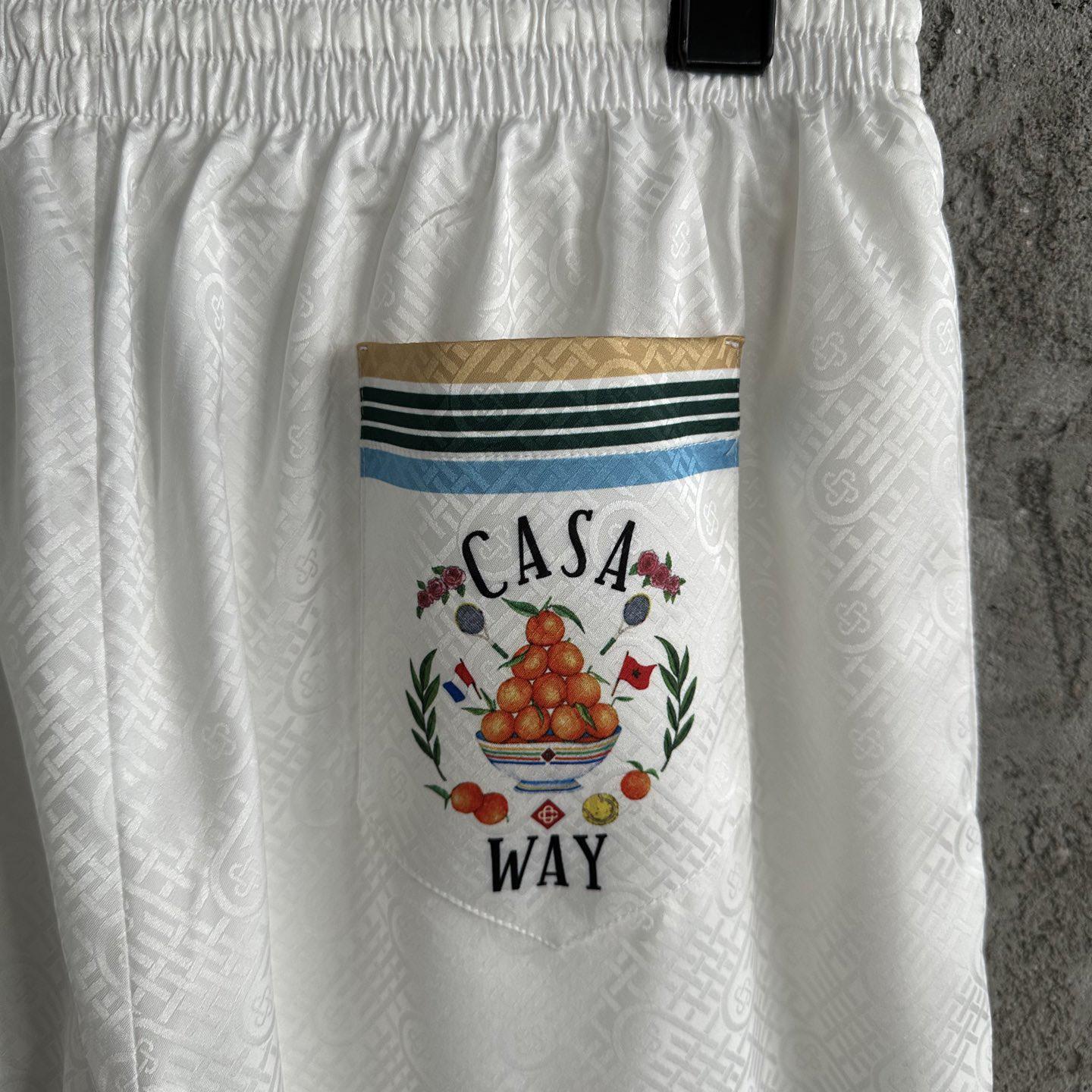 Casablanca Casa Way Shorts With Monogram  - DopestKickz