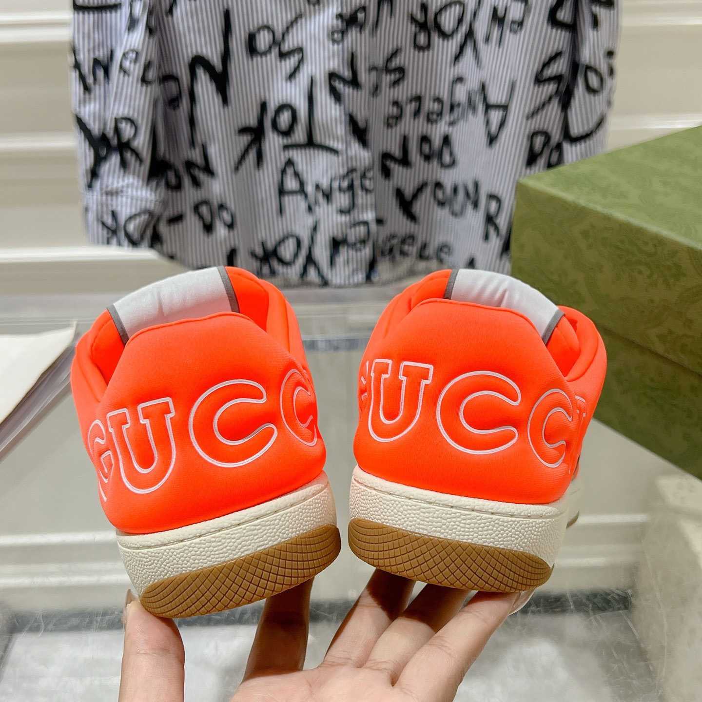Gucci Screener Sneaker With Web - DopestKickz